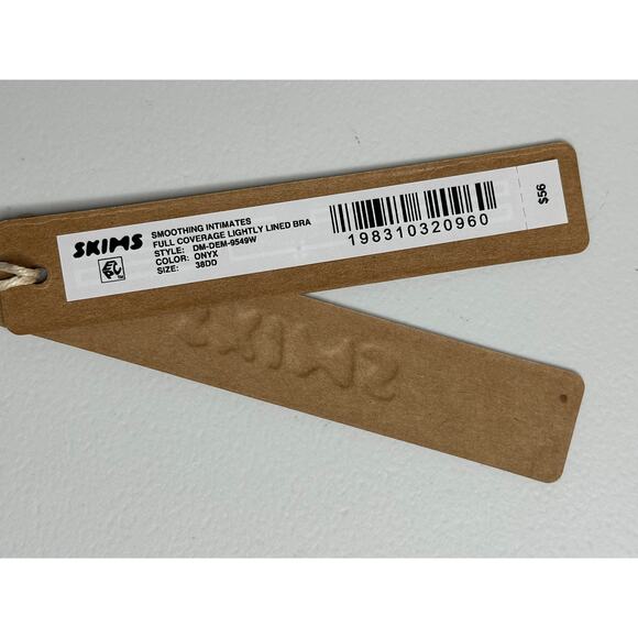 SKIMS NWT Smoothing Intimates Full Coverage Lightly Lined Bra Onyx Black 38DD - Picture 6 of 9